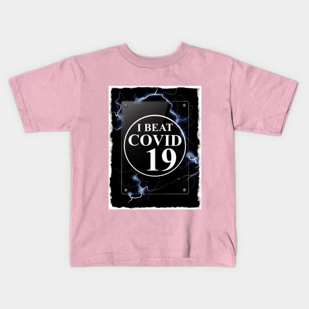 Covid 19 Kids T-Shirt by Redroomedia